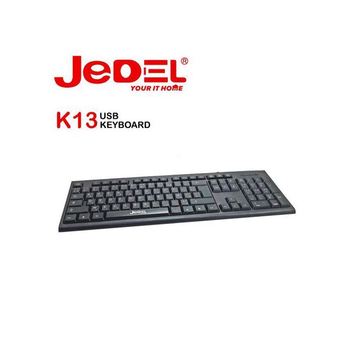 Clavier - Jedel - K11 - AZERTY Arabe-Français - Mince - Résistant aux Éclaboussures - USB