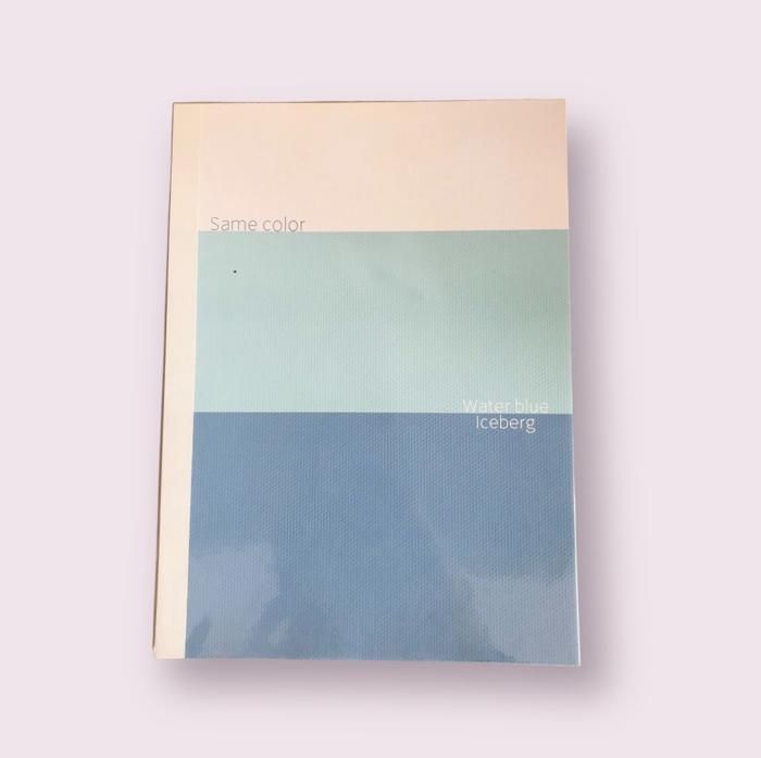 Same colour scheme - B5 Plastic bound notebook 40sheets - 2