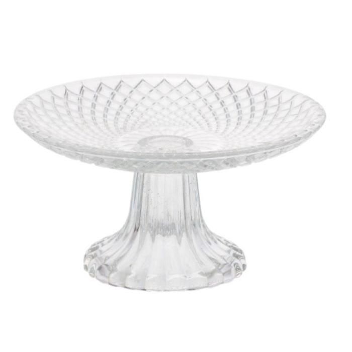 Plat présentation en verre - GENERIC - K1982-1 - Rond - 15.1x15.1x7.3cm - Compatible lave-vaisselle