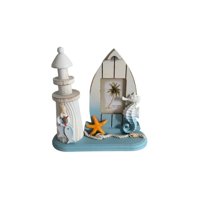 CADRE PHOTO AVEC PHARE DECORATIF
