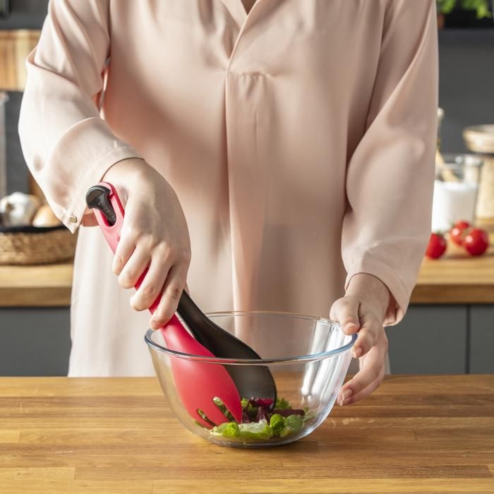 Couvert Salade Noir Ingenio K2060614 Tefal