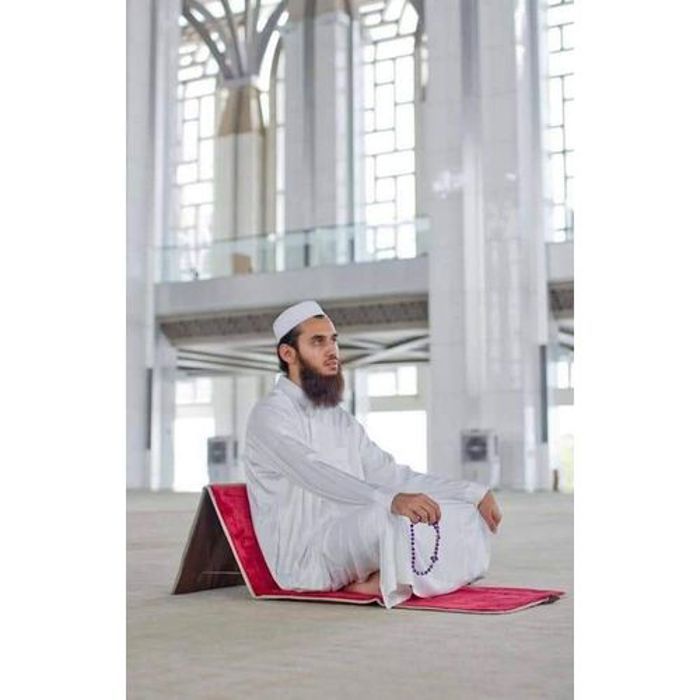 Tapis de prière pliable - Non spécifié - Dossier en métal - Matelassé - Confort optimal - Transportable