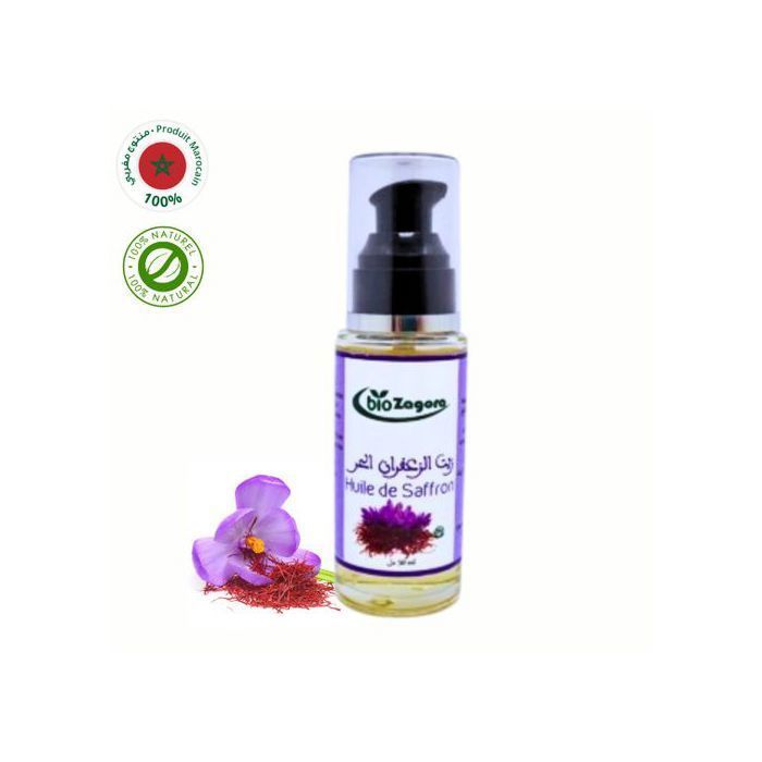 Huile Végétale de Safran 50ml - 100% Naturelle