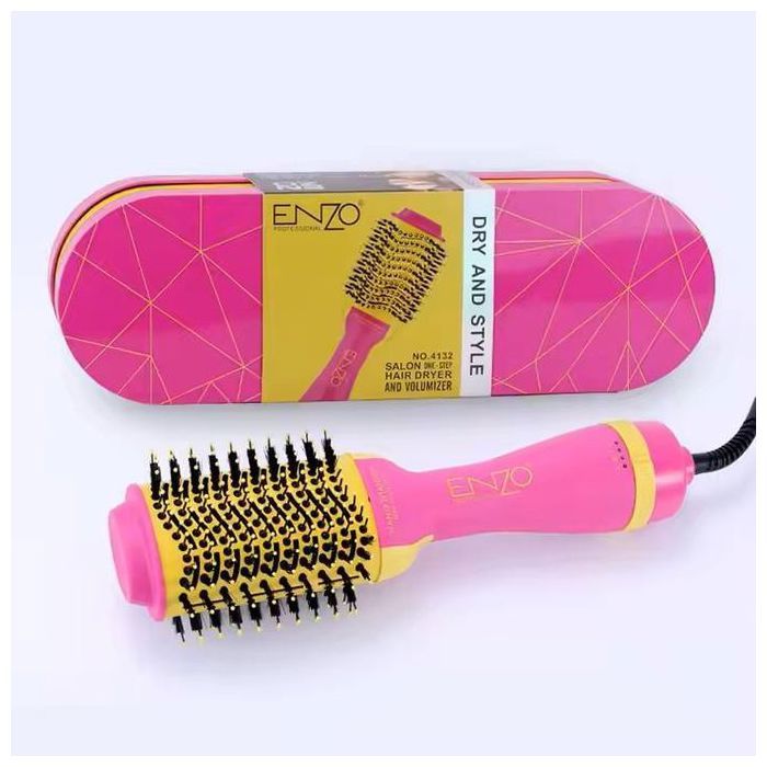 Brosse soufflante Enzo 1000W, styler multifonction séchage et lissage en une seule étape