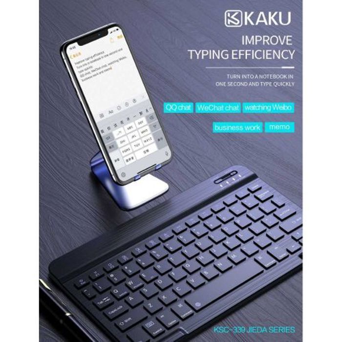 Clavier Intelligent Sans fil Bluetooth, 10 Pouce- Noir