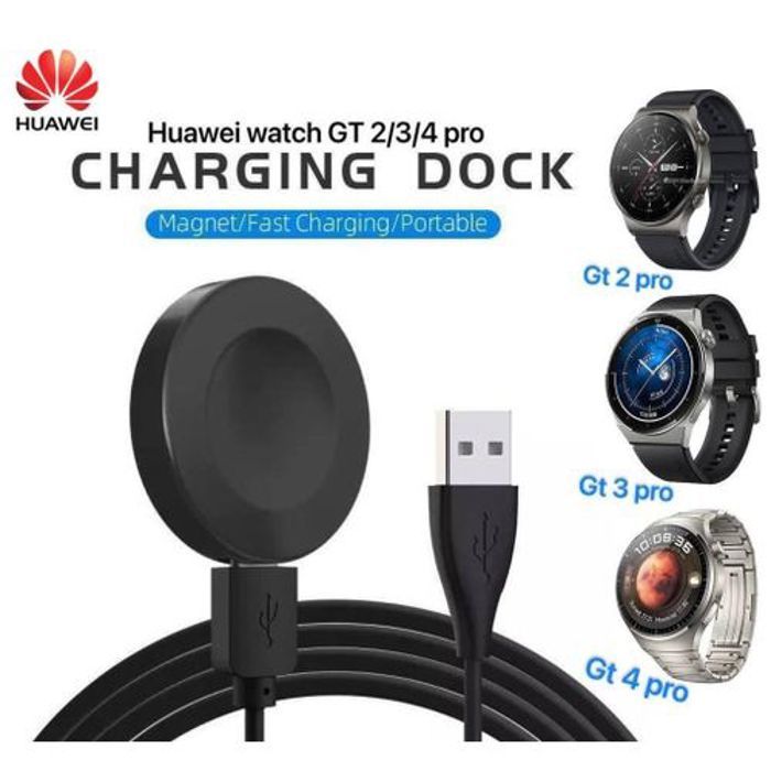 Câble de chargement USB magnétique pour montre Huawei Watch GT 2 3 4 Pro
