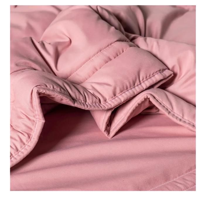 COUETTE R MONOCHROME 260X240 ROSE DE BOIS 300 G