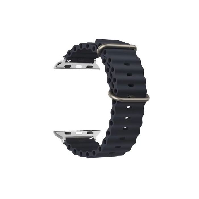 Bracelet Silicone Apple Watch - 49mm, 44mm, 40mm, 45mm, 42mm - Ocean Band