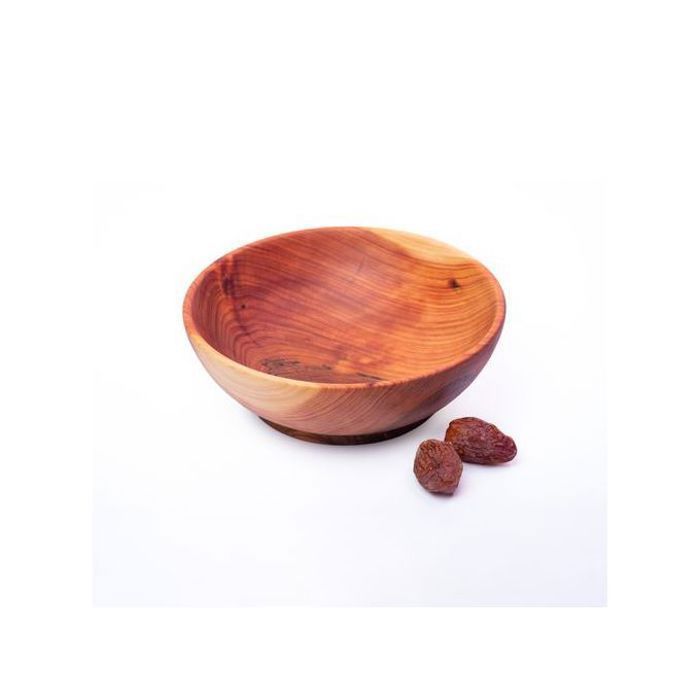 Bol en bois de Thuya - Artisanal - Grande taille - 15cm - Dégradé marron, ocre, jaune