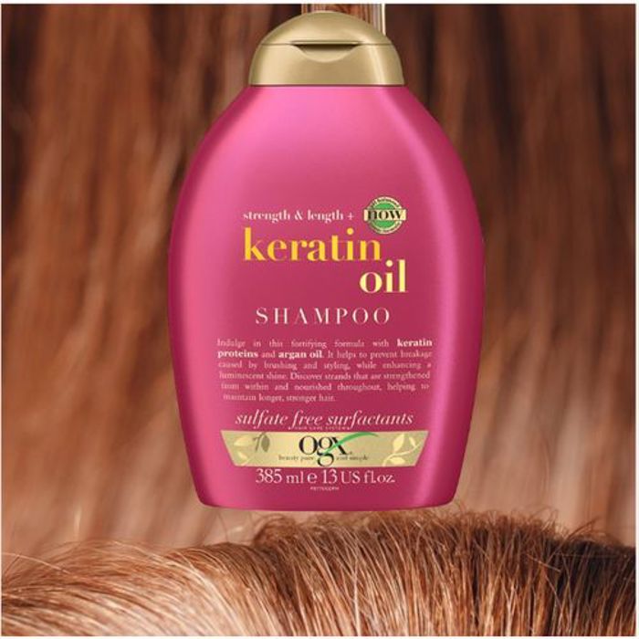 Ogx Shampoing Anti-breakage/anti-casse cheveux  Keratin Oil Shampoo 385ml