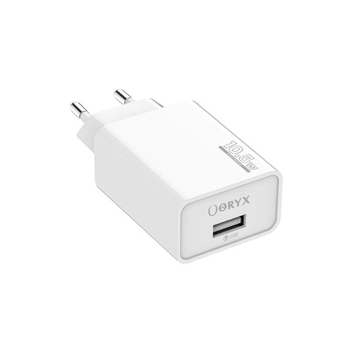 ORYX chargeur mural fast charge 10.5W 1 port USB-A