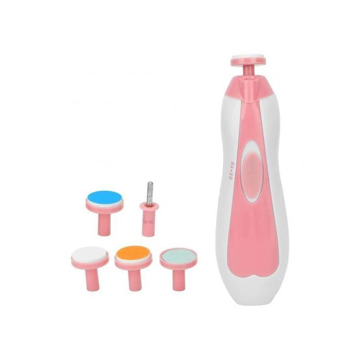 Lime à Ongles pour bébés, Soins de manucure broyeur à Ongles électrique + 6 Bits
