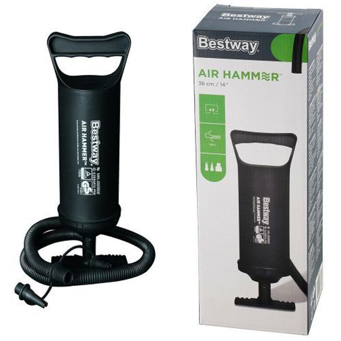 Bestway Gonfleur -Air Hammer 36 cm, 3 embouts