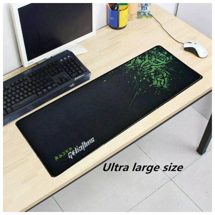 Tapis de souris Grande XXXL Razer tapis de souris de jeu tapis de bureau d'ordinateur bord de point tapis de clavier en caoutchouc