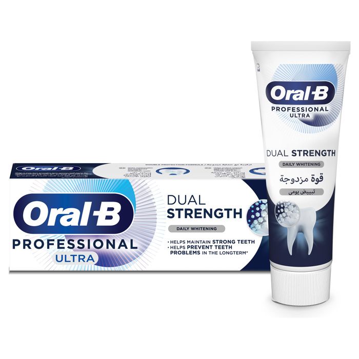 Oral-B Dentifrice Professionnel Dual Strenth Daily Whitning - 75 ml