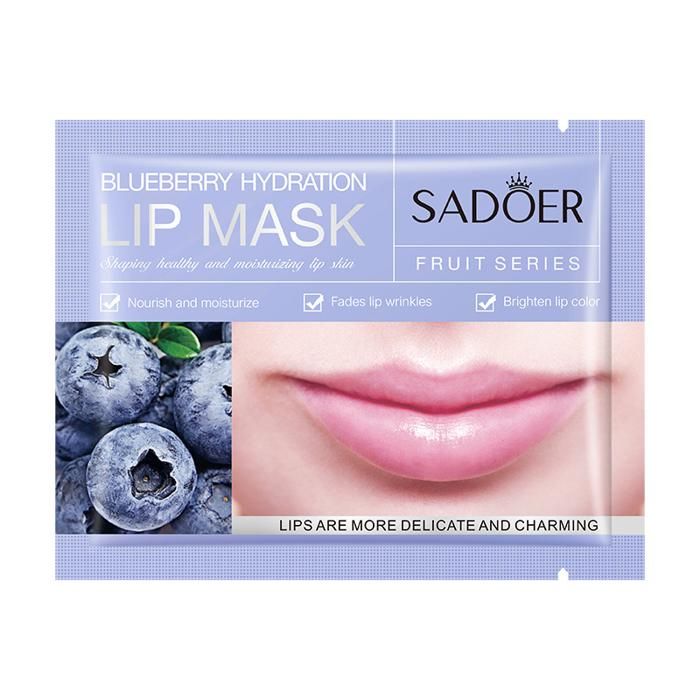 SADOER Masque pour Les Lèvres Hydratant Moisturizing Lip Mask Blueberry - 8g