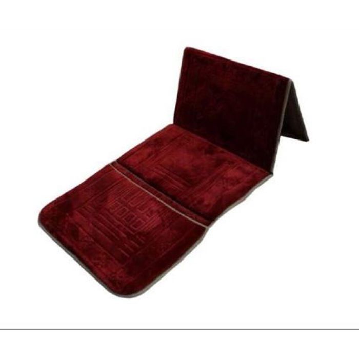 Magnifique Tapis de prière pliable Dorsal avec dossier médical de haute qualité