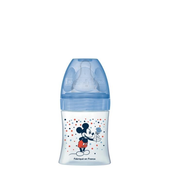 Dodie Biberon Initiation+ Anti-Coliques 3 Vitesses +0m Bleu Mickey 150ml