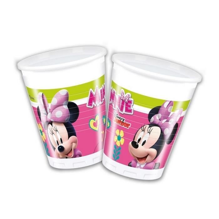 8 gobelets minnie