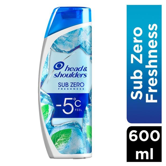Head & Shoulders Shampoing Antipelliculaire Fraicheur SUBZERO -5 °C - 600ml