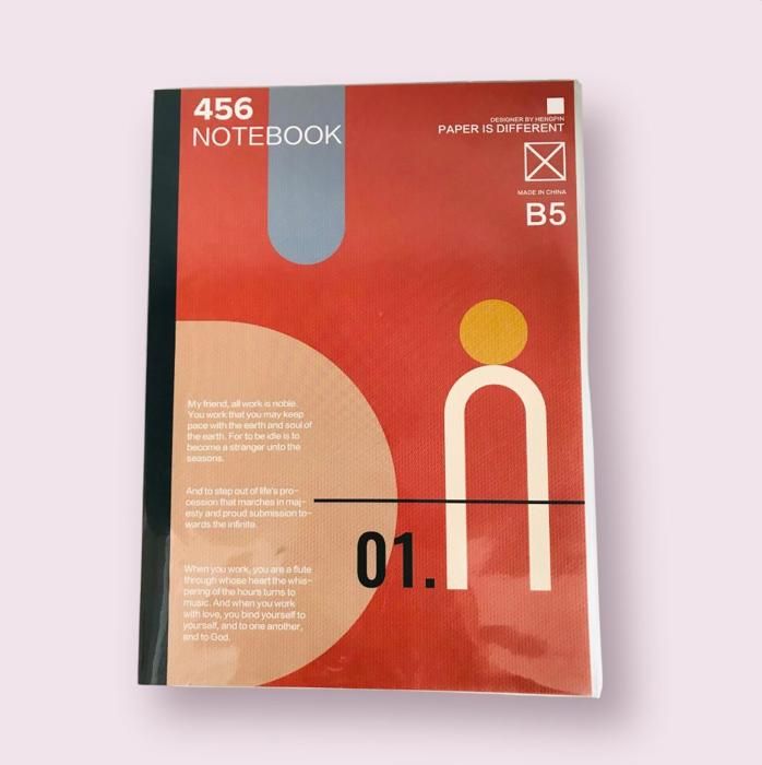 456 - B5 Plastic bound notebook 40sheets - 2