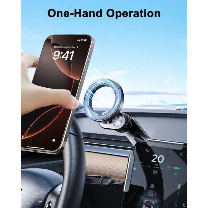 Support de téléphone Magsafe SHTEL Support pour écran de voiture réglable à 360°