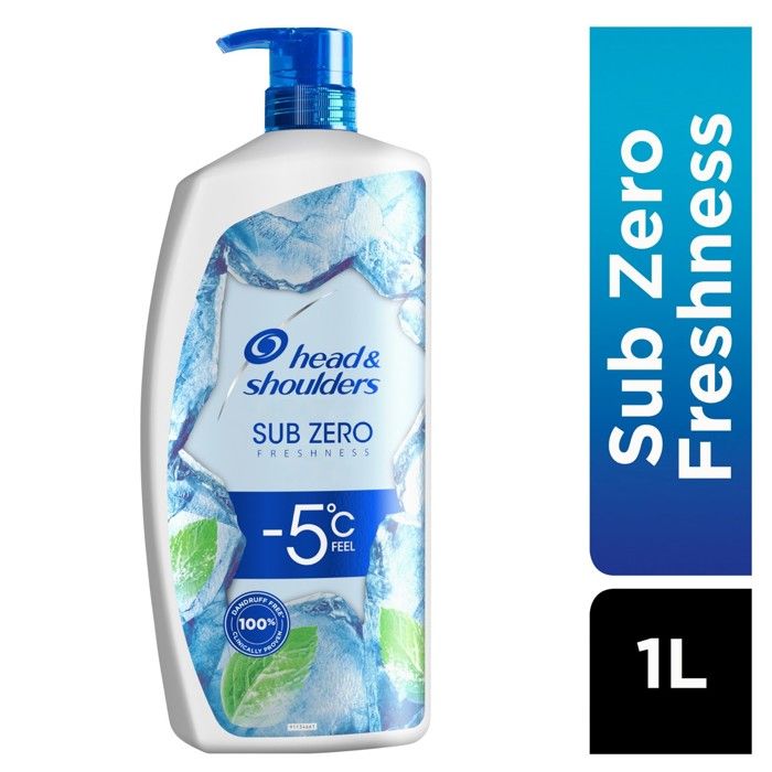 Head & Shoulders Shampoing Antipelliculaire Fraicheur SUBZERO -5 °C - 1000 ml