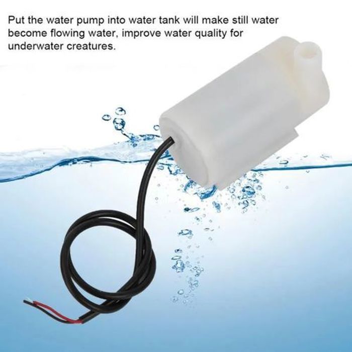 Micro pompe à eau 3-5V à faible bruit accessoire de réservoir d'eau port USB