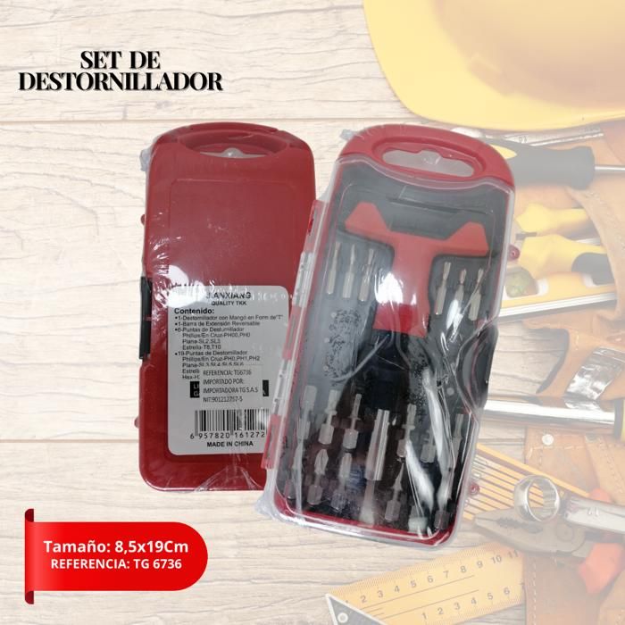 Kit de tournevis à embouts interchangeables 25 en 1