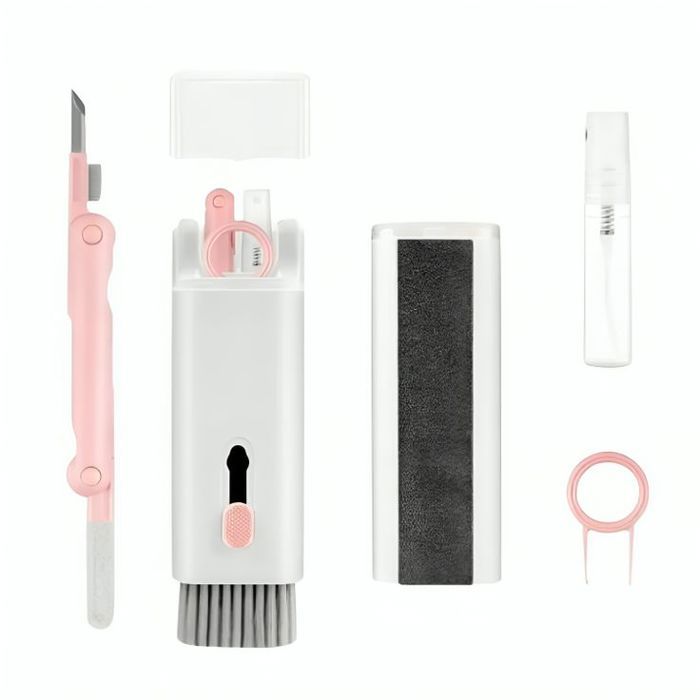 Kit de nettoyage multifonctionnel 7 en 1, Brosse de nettoyage