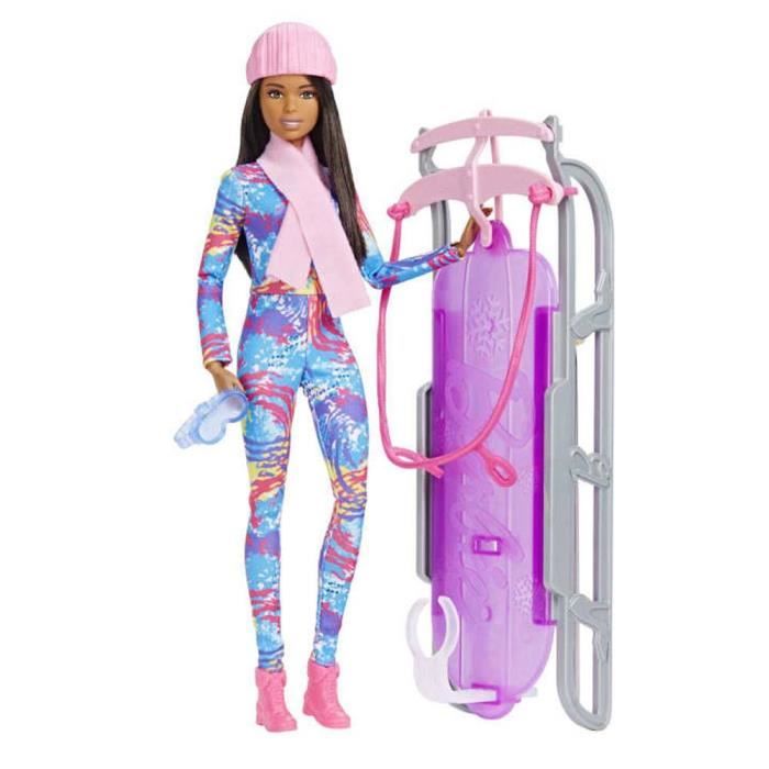 Poupée Barbie : Luge D'Hiver Coloris Unique