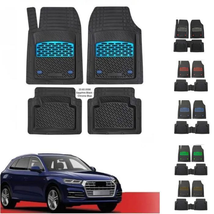 Tapis de sol 3d antidérapants pour voiture (couleur aléatoire)