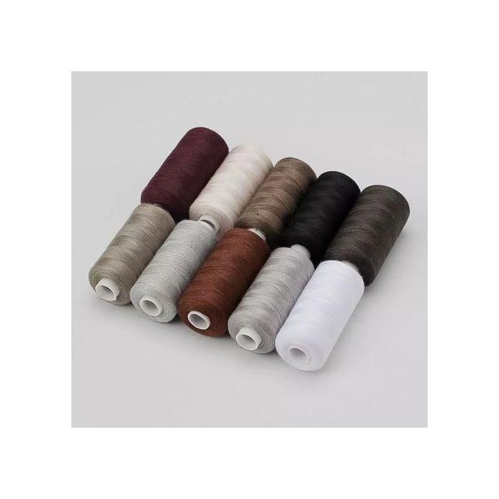 Fil à coudre et à broder - GENERIC - Multicolore - 10 pièces - Polyester - 400 yards