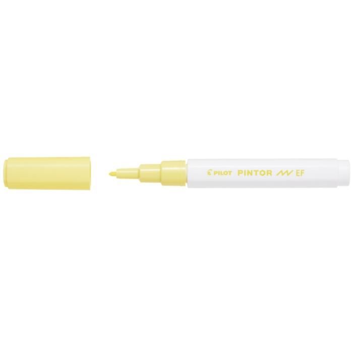 Feutre Peinture Pintor de Pilot - Pointe Extra-fine - Plusieurs coloris disponibles Jaune Pastel