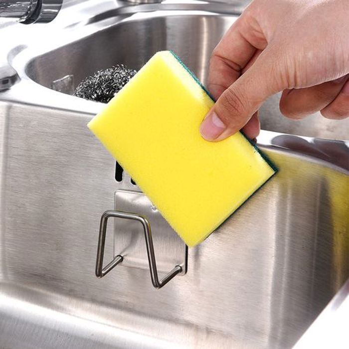 Porte-éponge auto-adhésif égouttoir pour cuisine crochets muraux cuisine crochet