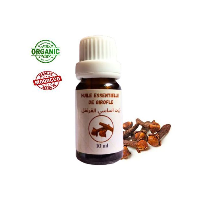 Huile Essentielle - Clou Girofle - 10ml - Stimulant Général - Anti-Fatigue - Mixte