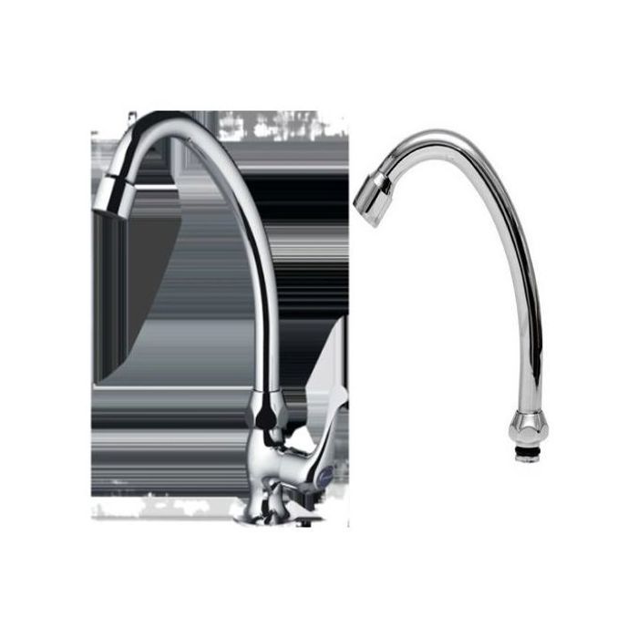 Robinet de cuisine en acier inoxydable installation individuelle