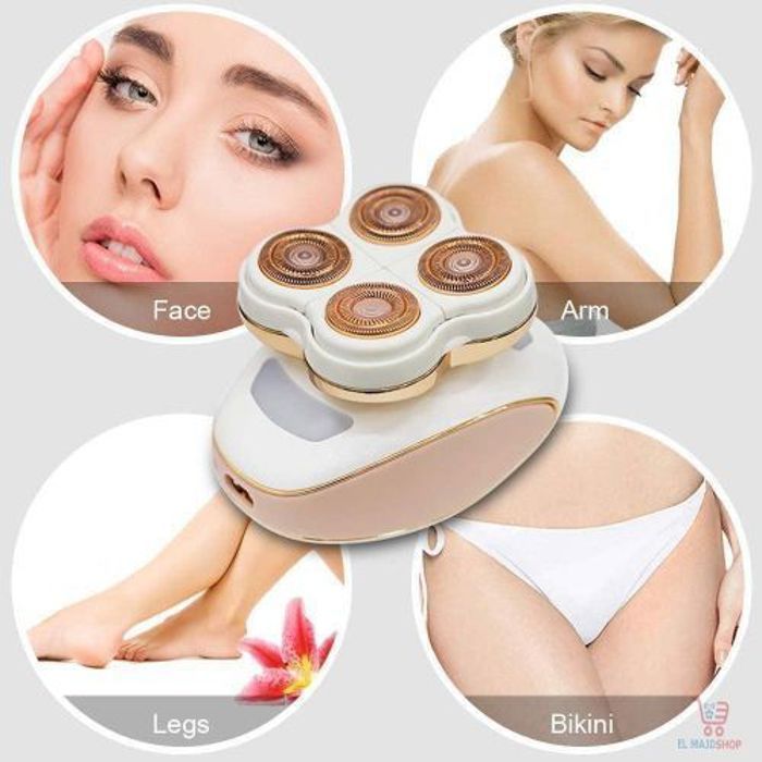 Épilateur - Non spécifié - Instantané - Hypoallergénique - Rechargeable - LED intégré