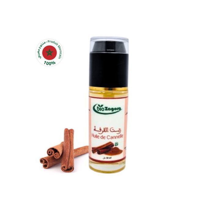 Huile Végétale de Cannelle - Naturel - 50ml - Antibactérienne - Revitalisante - Antioxydante