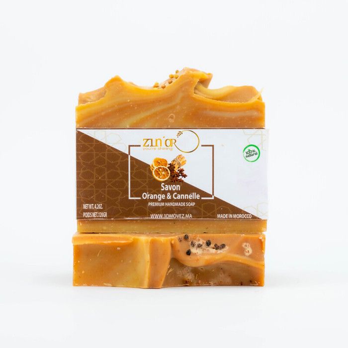 Savons orange & cannelle 120g