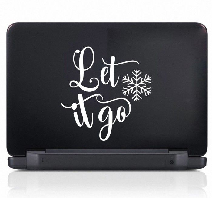 Sticker Let It Go, Laptop