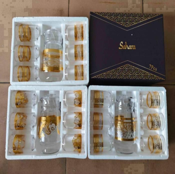 Verre à eau - SAHARA - SY 2324 - 7 pièces - Verre de haute qualité - Compatible lave-vaisselle