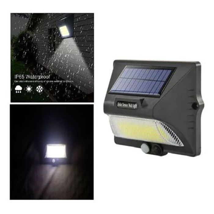 Lampe solaire murale avec détecteur de mouvement, applique murale