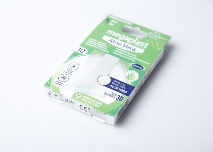 Megaplast Aloe Vera Boîte de 10 (10x6 cm)