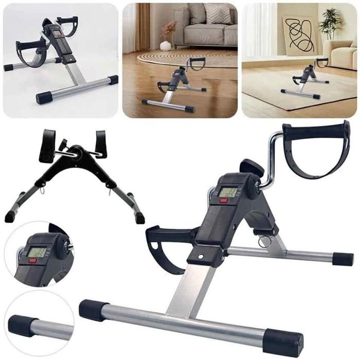 Mini Vélo d'Exercice avec Écran LCD, Équipement de Fitness à Domicile, Multifonctionnel, Réglable.