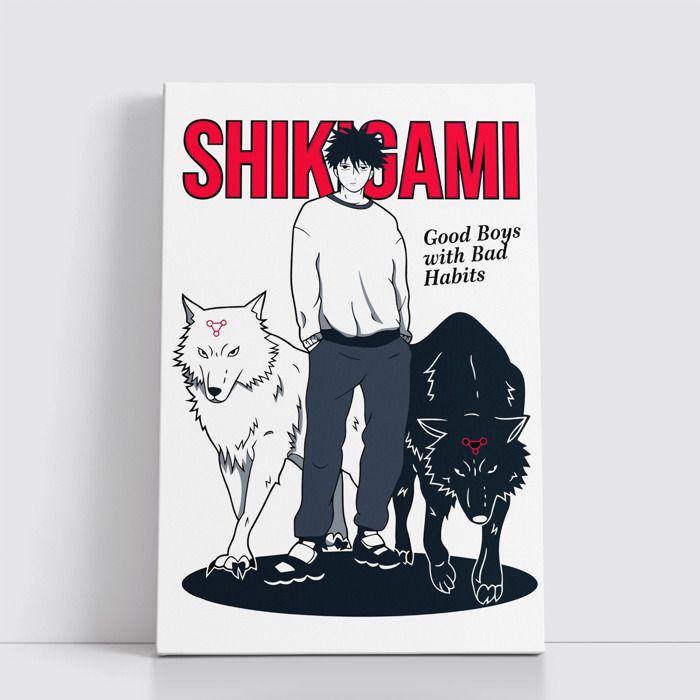 Tableau decoratif sur Toile 25x40 cm Anime attack on titan - one piece - Naruto - death note - Jujutsu Kaisen - Spy x Family 585