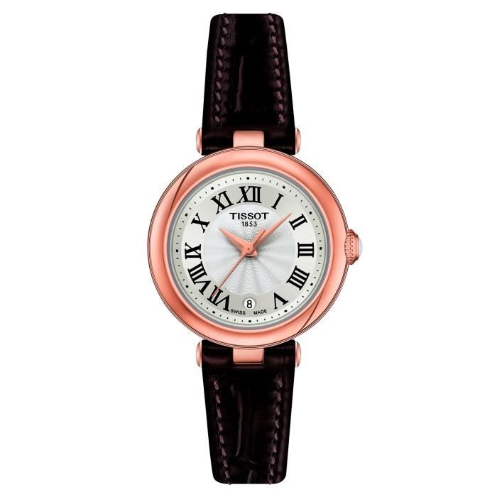 Montre - TISSOT - Bellissima Small - Cuir brun - Verre saphir - Quartz Swiss Made
