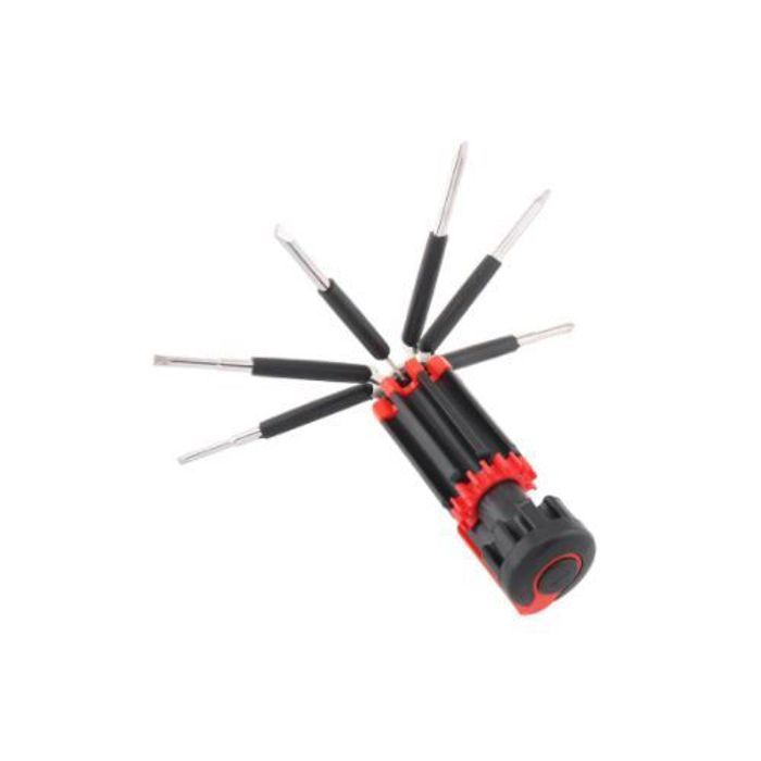 8 en 1 Tournevis multifonction pour outils de réparation d'appareils avec lampe LED