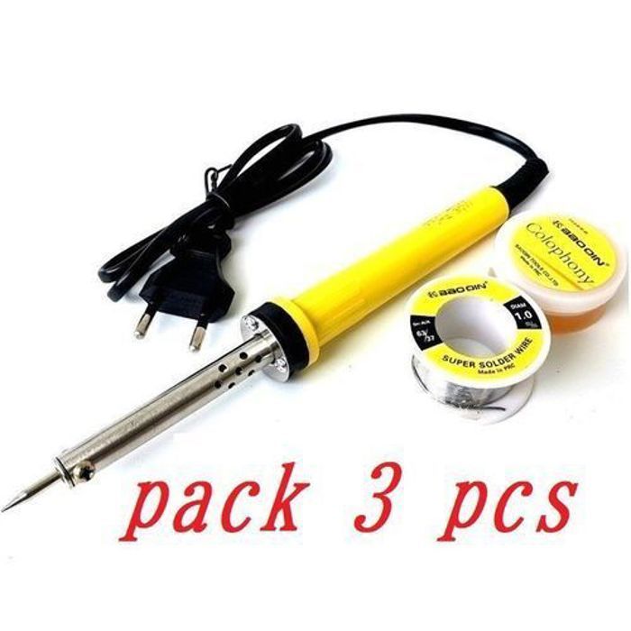 pack 3 pieces, Fer a Souder électrique 40 W