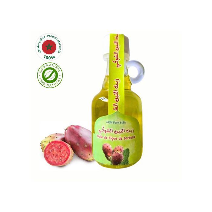 Huile de Figue de Barbarie - Naturel - 40ml - Anti-âge - Hydratation intense - Réduction des taches